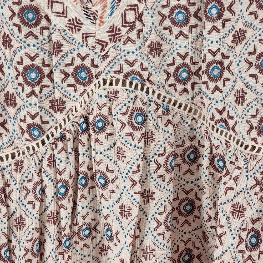 Back In The Saddle Women's Clara Floral Blouse- M - Picture 3 of 5